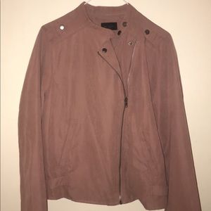 Light pink fuzzy jacket